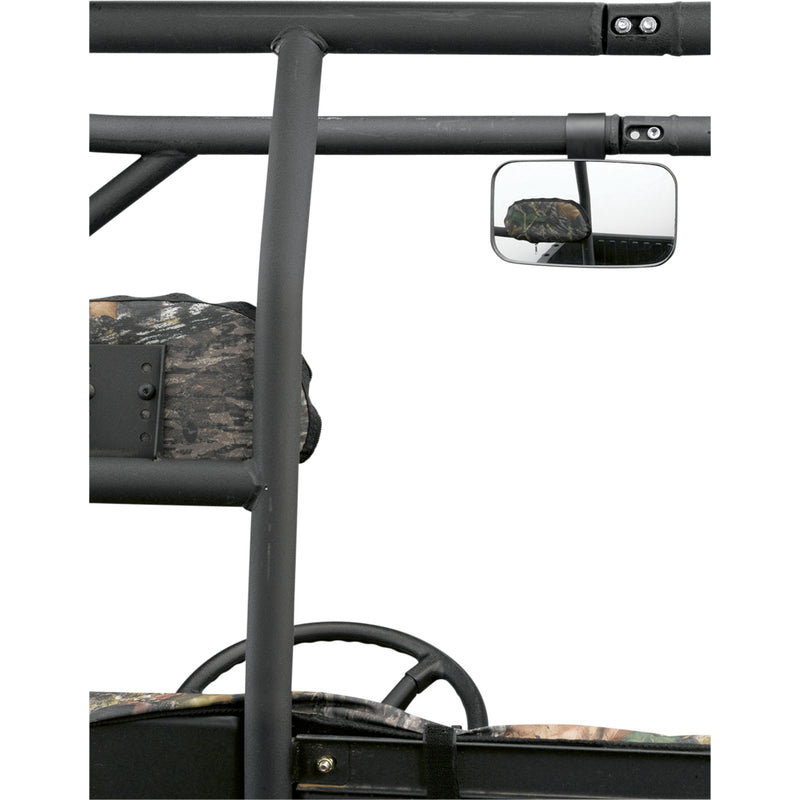 MOOSE OFFROAD 0640-0582 56-18039A UTV Inside/Outside Rear View Mirror Mirror - Rear View - Rectangle - Black - 2"