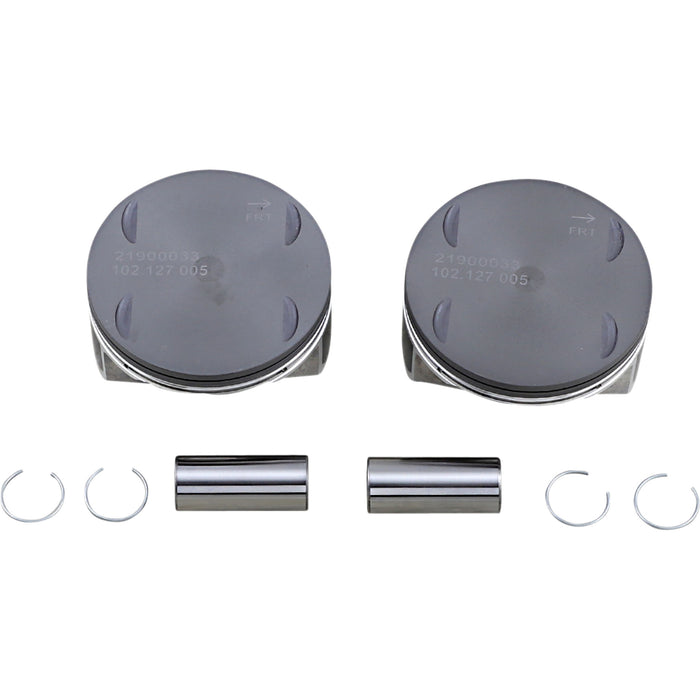 DRAG SPECIALTIES 0911-0054 Piston Kit 4.000" +0.005" - 114" motor - m8