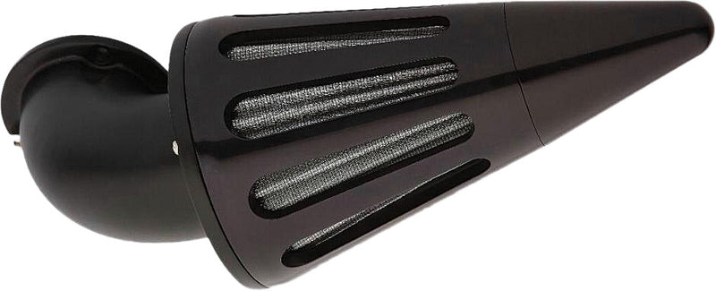Harddrive RAM Air Filter Coned Black 4.5"X12" - 120235 For Harley Motorcycles 1988-2016