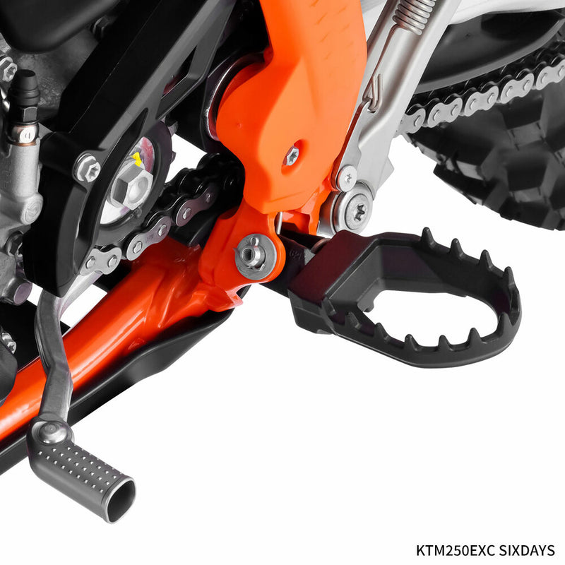 Zeta MAX Footpegs KTM HUS Black - ZE93-2640 KTM Dirt Bikes 2017-2023
