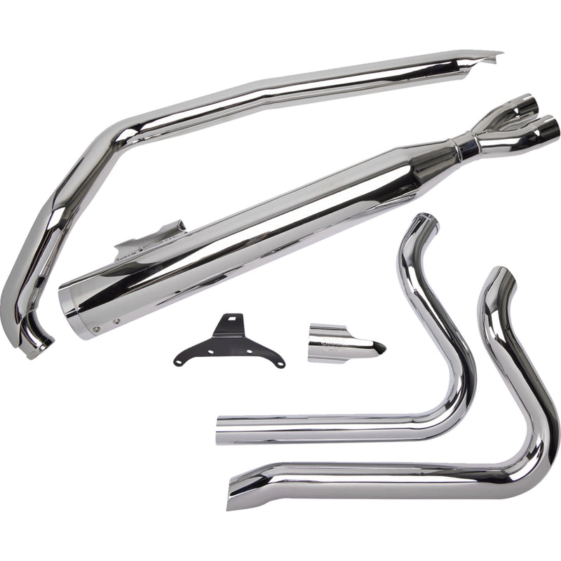 Cobra Power Pro HP 2-Into-1 Exhaust System - 6430 For Harley Touring 1995-2006