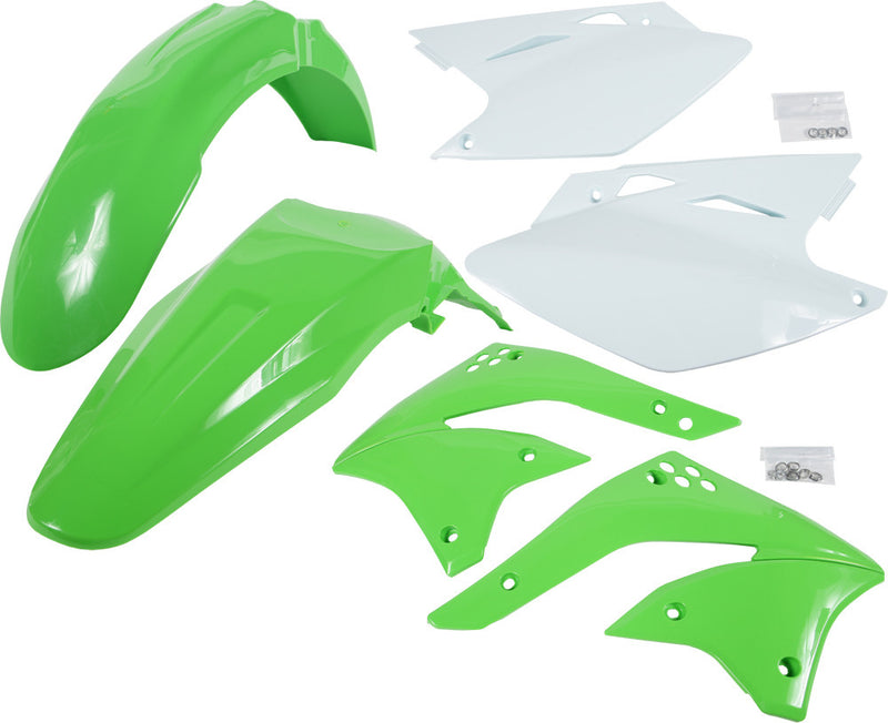 Acerbis Plastic Kit Green - 2041060357 Kawasaki KX 450 2006-2008