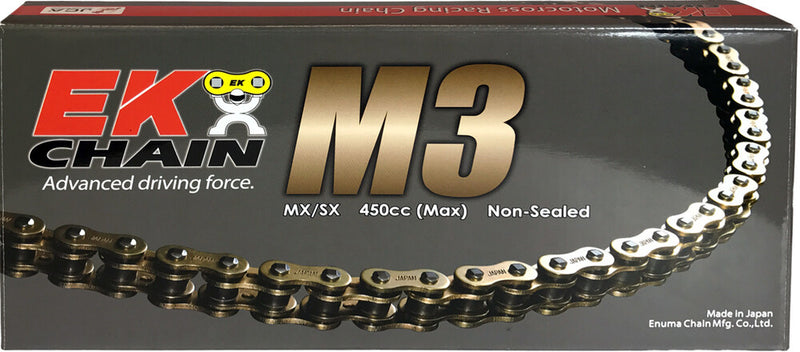 Ek Chain M3 NON-Sealed 520-120L GLD - 520M3-120G