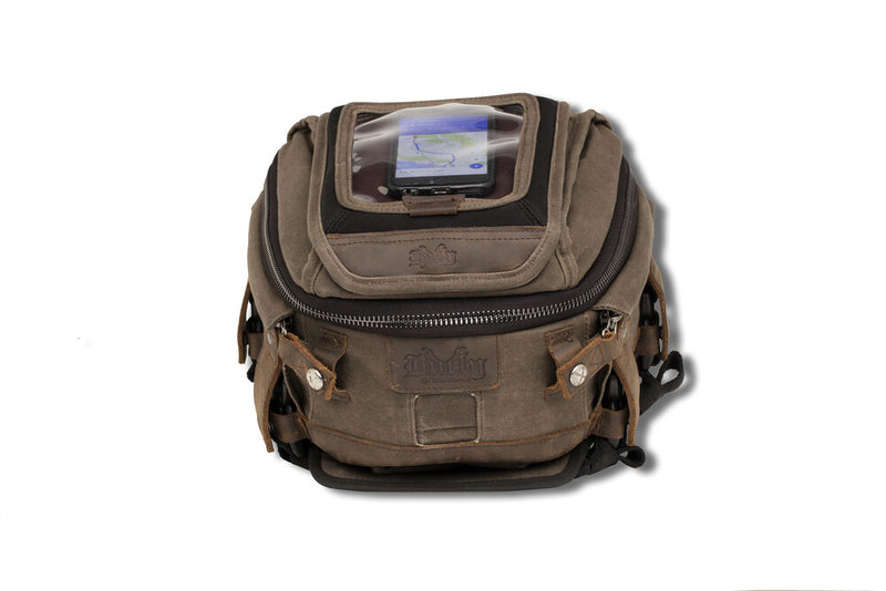Burly Brand 750-05510 B15-1010D TANK TAIL BAG DARK OAK