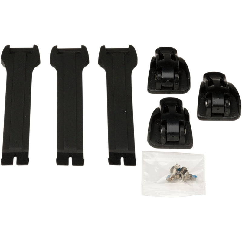 MOOSE OFFROAD M1.3 Boots Replacement Parts Strap/Buckle Kit - Black