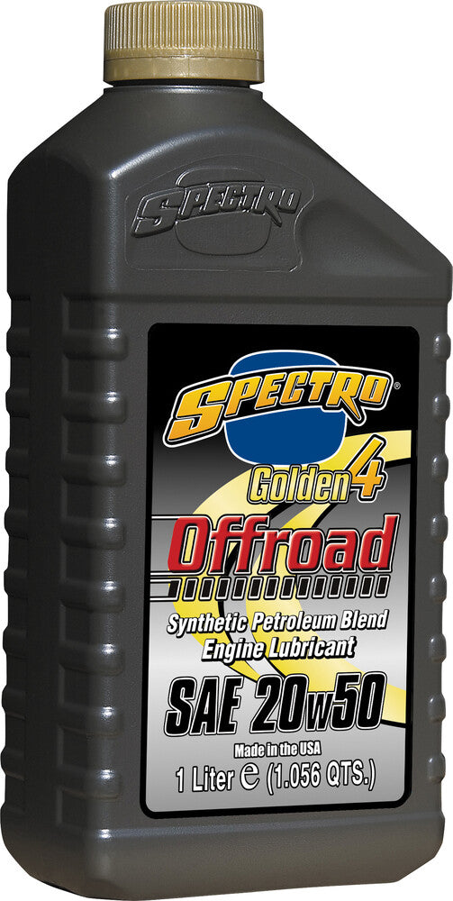 Spectro 582-01331 310260 GOLDEN OFFROAD OIL 4T 20W50 1L