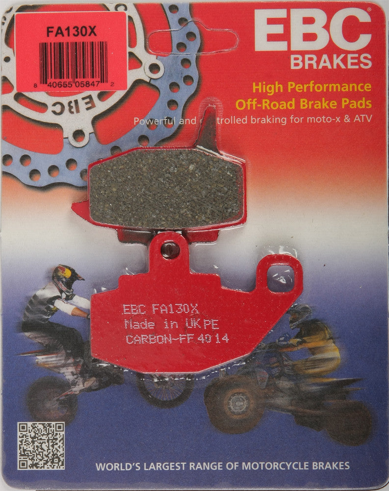 EBC Brake Pads - FA130X Kawasaki 650 / KX 250 / KX 125 / KX 500 1987-2007