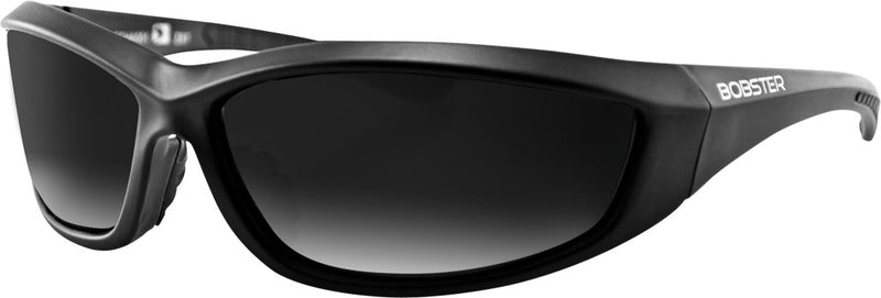 Bobster 26-4860 ECHA001 CHARGER SUNGLASSES BLACK W/SMOKE LENS