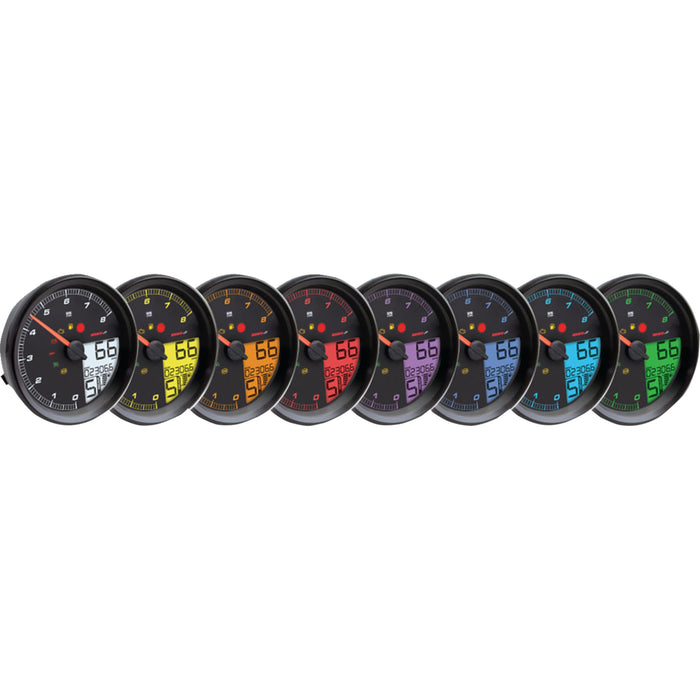 KOSO NORTH AMERICA 2212-0893 BA072110 HD-05 Multifunction Meter black