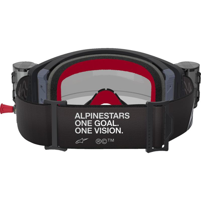 ALPINESTARS GOGGLES 2601-3762 5100425-1518 Supertech Corp Roll-Off Goggle Supertech Roll-Off Goggle - Corp - Black/Gray - Clear