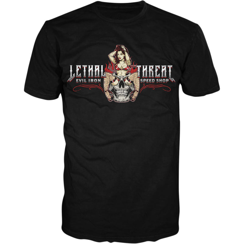 LETHAL THREAT 3030-21531 LT20893XL Evil Iron T-Shirt black - xl
