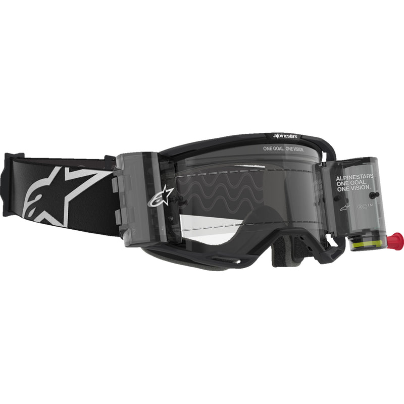 ALPINESTARS GOGGLES 2601-3769 5101125-1529 Vision 8 Corp Roll-Off Goggle Vision 8 Roll-Off Goggle - Corp - Black - Clear