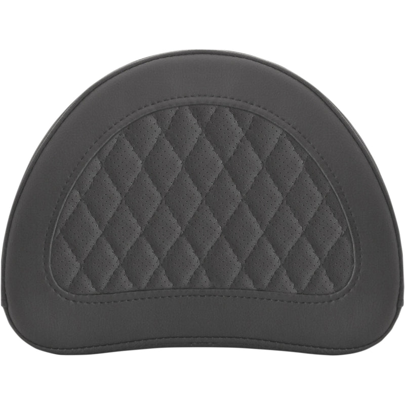 SADDLEMEN 0822-0488 0513SM Sissy Bar Pad - Lattice Stitched - Black