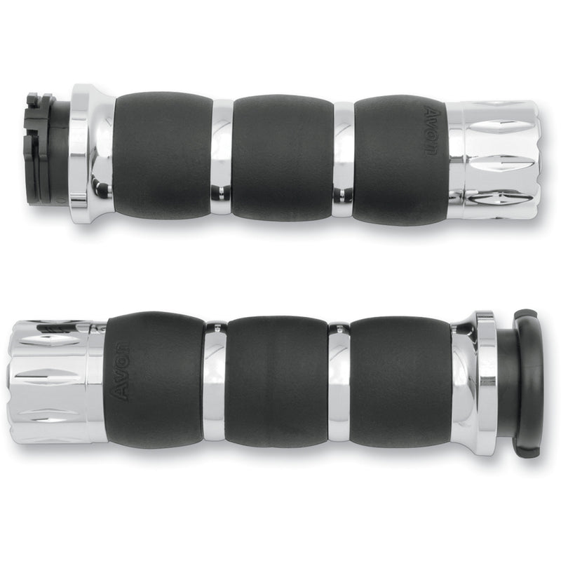 Avon Velvet Air Grips - AIR-93-RIV For Harley Motorcycles 1980-2022