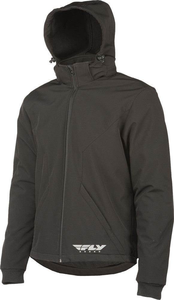 Fly Racing 477-2009X #6265 477-2009~5 ARMORED TECH HOODIE BLACK XL