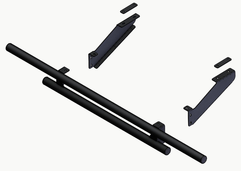 KFI Products Rear Bumper Black - 101610 Can-Am Defender 2016-2023