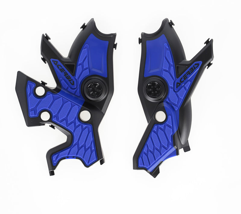 Acerbis X-Grip Frame Guard Black Blue - 2911461004 Yamaha Tenere 700 2021-2024