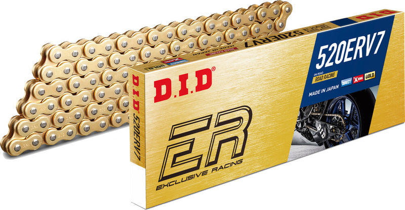 D.i.d 690-49112G 520ERV7112ZB CHAIN 520ERV7 112L GOLD/GOLD