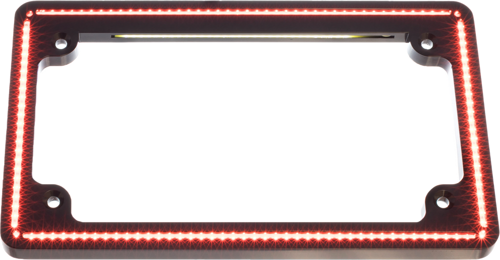 Letric Lighting Co 850-09688 LLC-PPL-G1 PERFECT PLATE LIGHT GLOSS BLK BT `97-17 XL `99-03