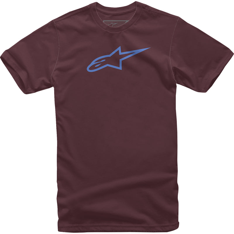 ALPINESTARS Ageless Classic T-Shirt Maroon/Blue