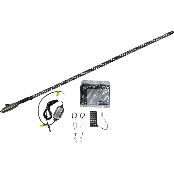WHIPITLIGHTRODS 2040-3466 SB-RGBBTR-131-V2 Whip Light 3'  rod - bluetooth® - rgb