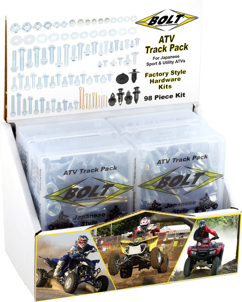 Bolt 020-00106D 2007-6ATP ATV TRACK PACK 6/PK DISPLAY