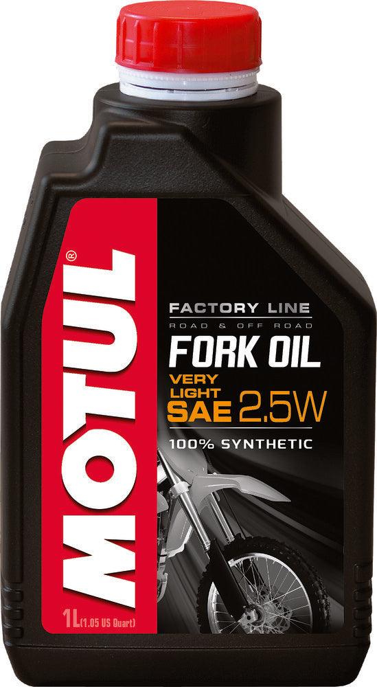 Motul 82-2266 114441 FACTORY LINE FORK OIL 2.5W 1L 12/CASE