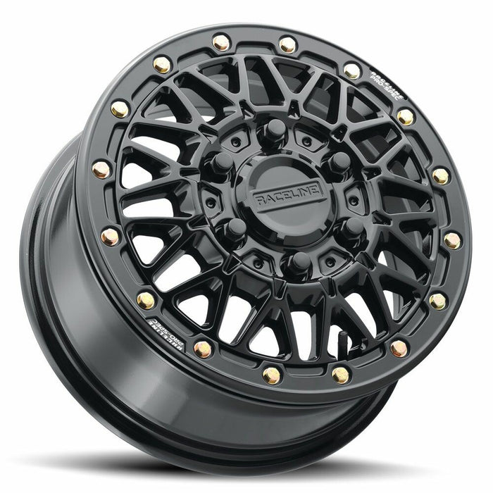Raceline Wheels 570-2170 A15GB-57060+38 OMEGA 15X7 6/5.5 +38MM GLOSS BLACK