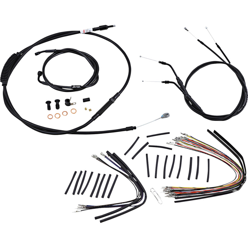 Burly Brand Complete Cable Kit - B30-1046 For Harley Dyna Wide Glide 2007-2008