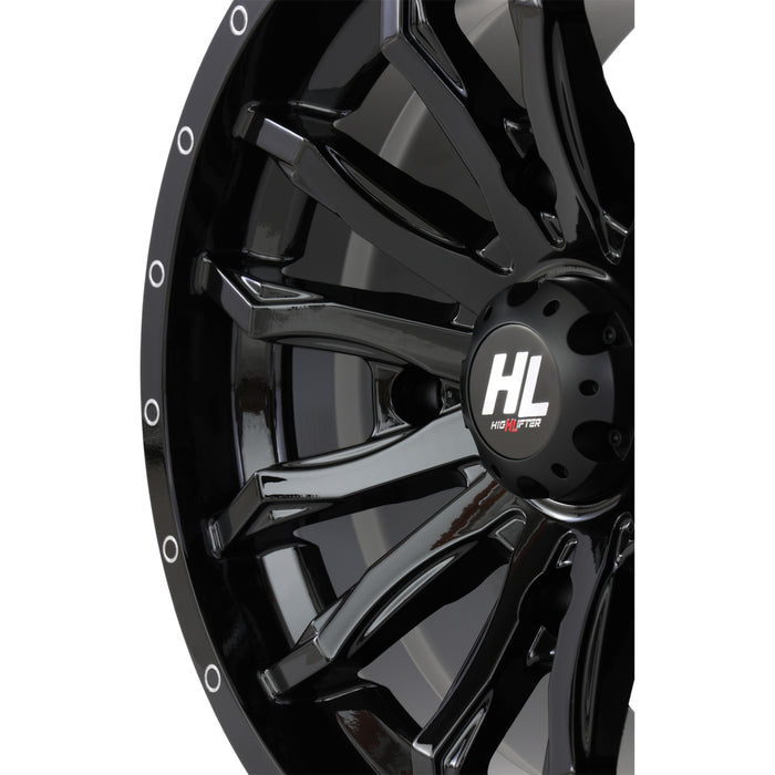 HIGH LIFTER 0230-1293 14HL21-1256 HL21 Wheel Wheel - HL21 - Front/Rear - Gloss Black - 14x7 - 4/156 - 4+3 (+10 mm)