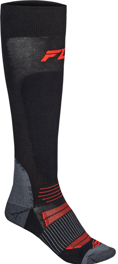 Fly Racing 350-0573L 350-0573L SNOW MIDWEIGHT WOOL SOCK BLACK LG/XL