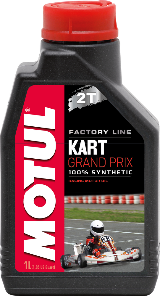 Motul Kart Grand Prix Synthetic OIL 2T 1L - 105884 For Ski-Doo Snowmobiles 2002-2019 | Husqvarna Dirt Bikes 2003-2018 | Kawasaki Dirt Bikes 2002-2018