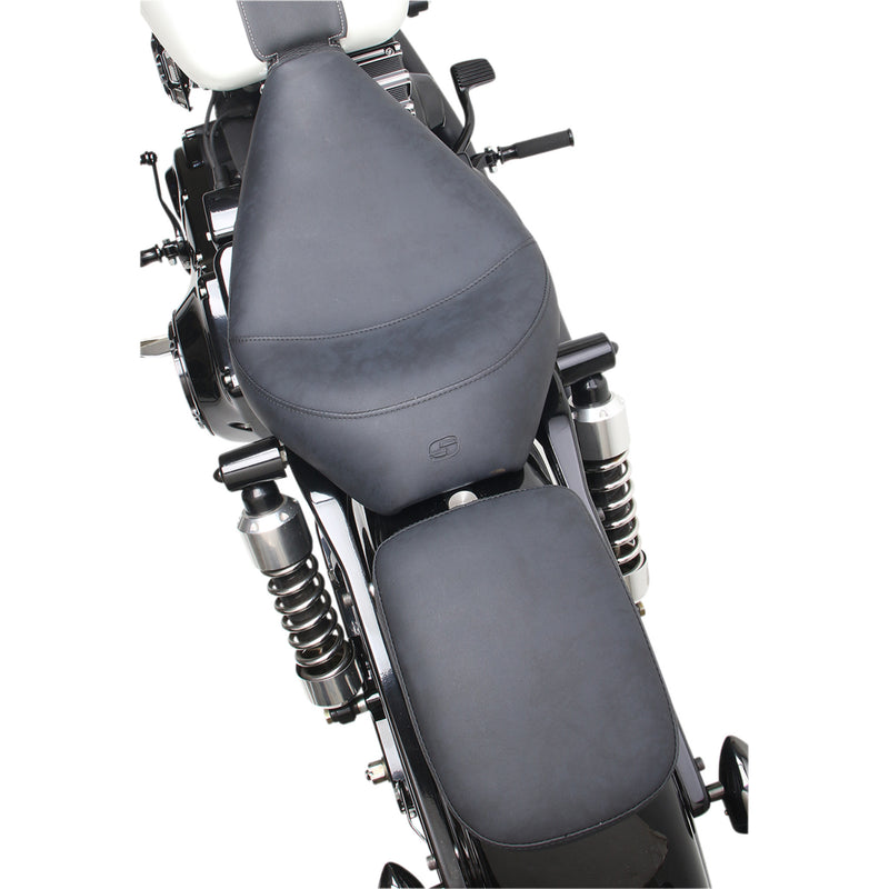 SADDLEMEN 0807-0181 SA1020 Detachable Pillion Brushed S3 Pad - 7"