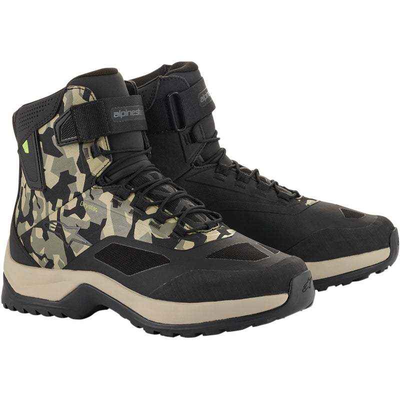 ALPINESTARS 3405-2331 2611020160911 CR-6 Drystar® Riding Shoes CR-6 Drystar® Shoes - Black/Brown/Green - US 11
