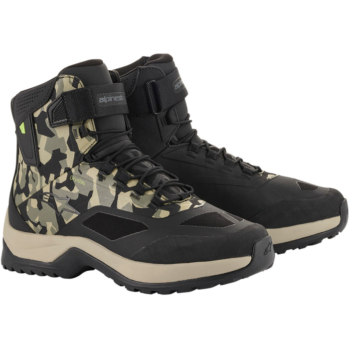 ALPINESTARS 3405-2331 2611020160911 CR-6 Drystar® Riding Shoes CR-6 Drystar® Shoes - Black/Brown/Green - US 11