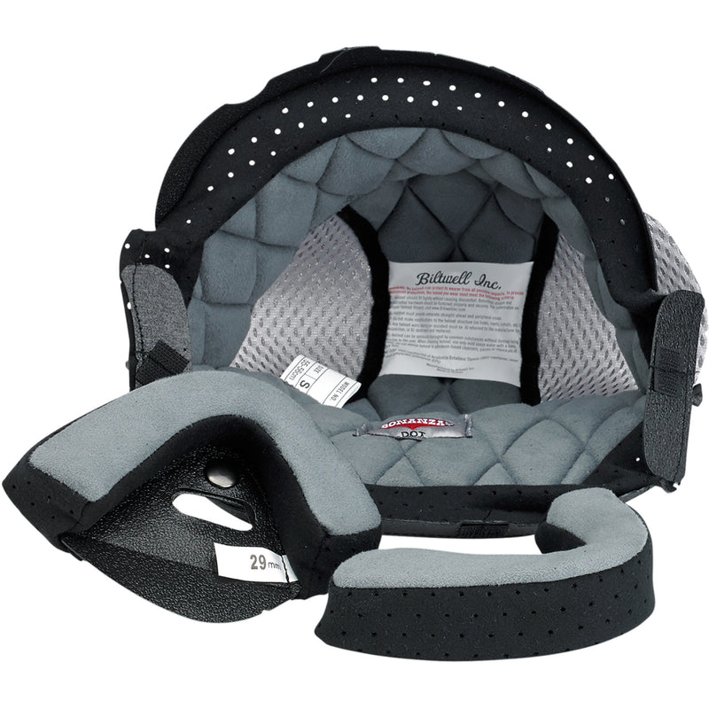 BILTWELL Bonanza Helmet Liner Black/Gray