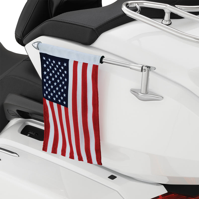 Show Chrome Flag Pole - 52-965 Honda Gold Wing 2018-2020