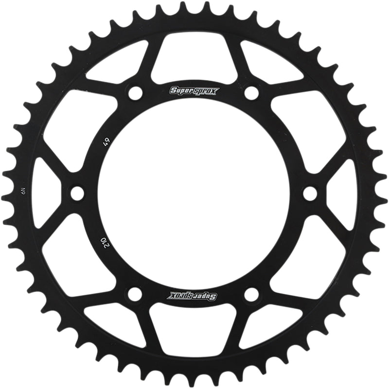 SUPERSPROX 1210-1886 RFE-210-49-BLK Steel Rear Sprocket 49 tooth
