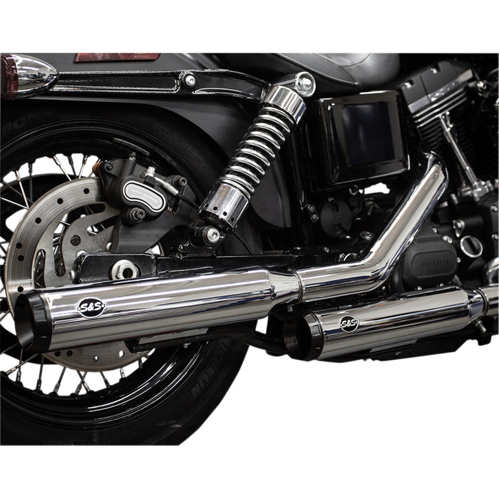 S&S CYCLE 1801-1275 550-0719 Grand National Slip-On Mufflers - Chrome