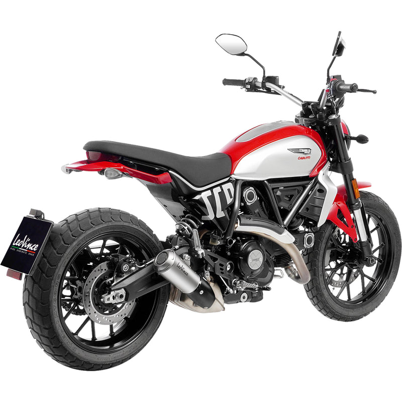 Leovince LV-10 Muffler - 15266 Ducati Scrambler Full Throttle / Scrambler Icon / Scrambler Icon Dark / Scrambler Nightshift 2023-2025