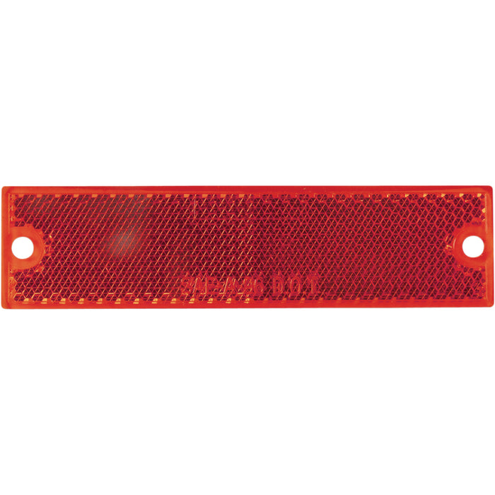OPTRONICS INC. 2040-0396 RE-15RK Replacement Side Markers and Reflectors Replacement Rectangular Reflector - Red