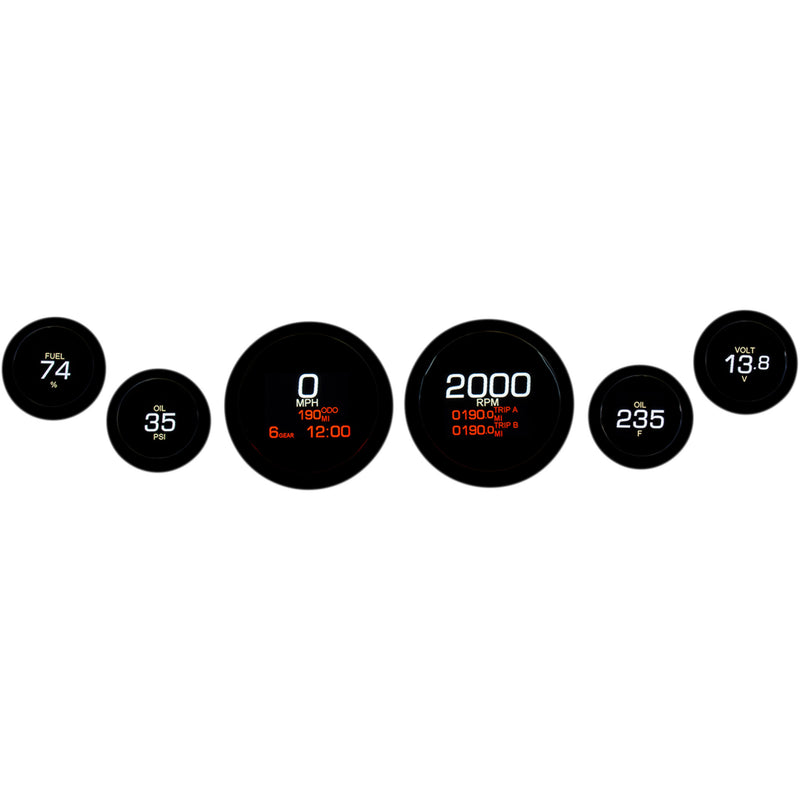 Dakota Digital Gauge Kit - MLX-8604-K For Harley Touring 2004-2013