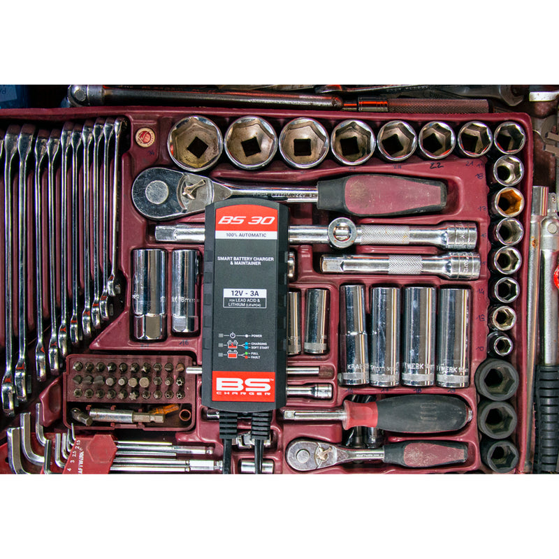 BS BATTERY 3807-0742 700572 BS 30 Smart Battery Charger & Maintainer Battery Charger/Maintainer - BS 30 - 12V
