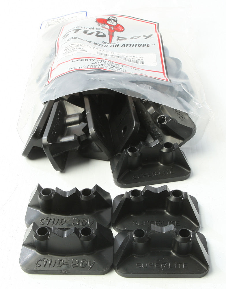 Stud Boy 18-33940 2522-P1-BLK SUPER-LITE PRO SERIES DOUBLE BACKERS .75" 24/PK BLACK