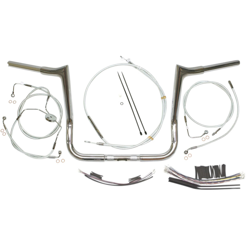 Magnum Shielding 1-1/4" Viking Handlebar Installation Kit Sterling Chromite II® For Harley Touring 2008-2013