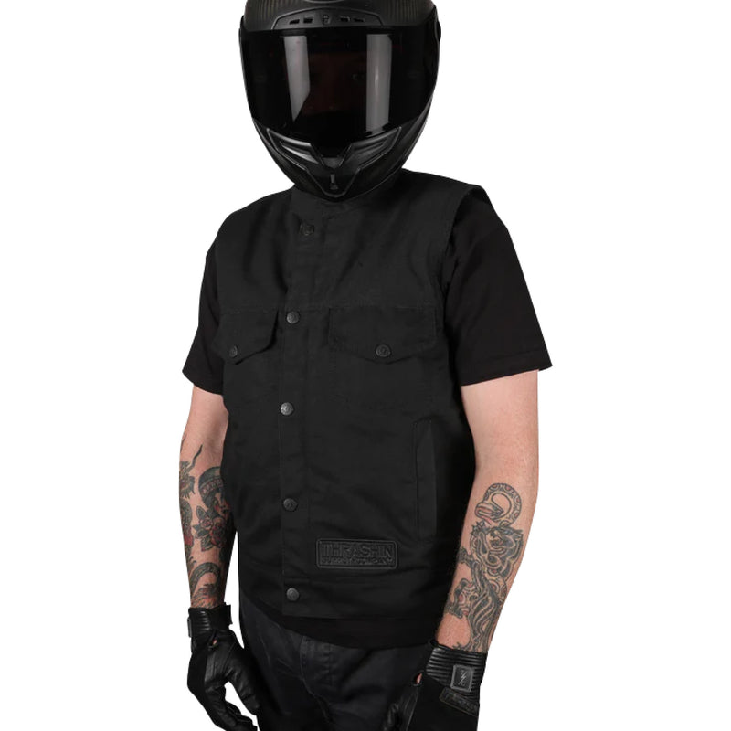 THRASHIN SUPPLY CO. Nightrider v2 Riding Vest Black