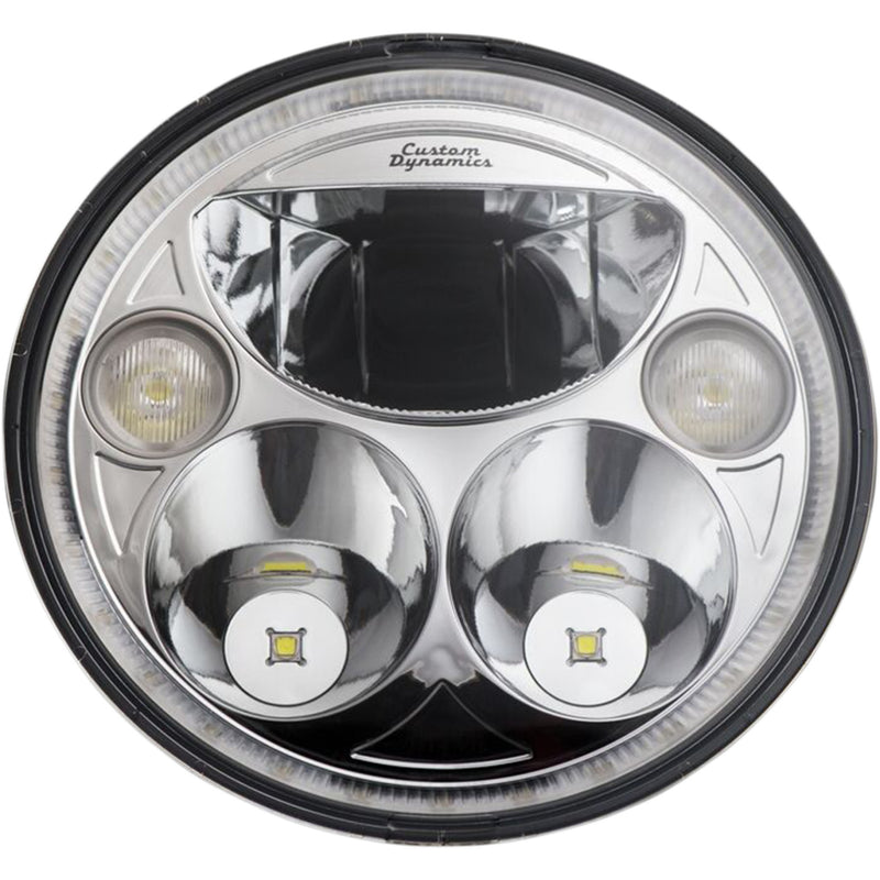 Custom Dynamics TruBEAM® Headlight - CDTB-7-I-C For Indian 2015-2026