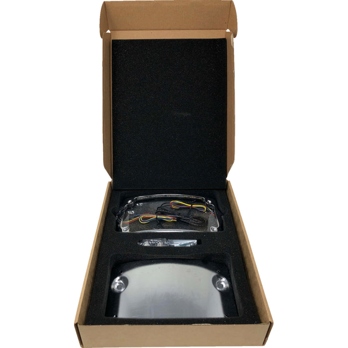 KODLIN USA 2030-2309 KUS20301 Elypse 3-1 LED License Plate Kit - Amber/Red/White - Chrome