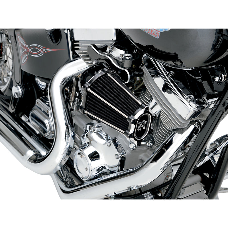Performance Machine (pm) Fast Air Air Cleaner - 0206-2049-BM For Harley Motorcycles 1993-2017