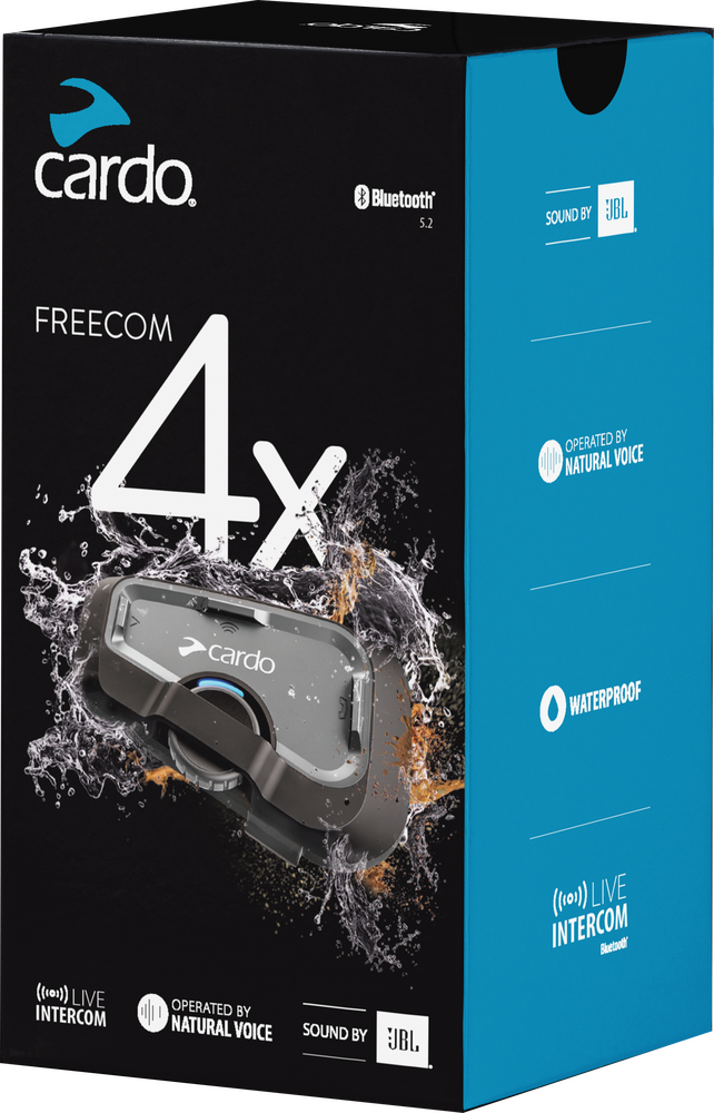 Cardo 71-5040 FRC4X003 FREECOM 4X BLUETOOTH HEADSET SINGLE